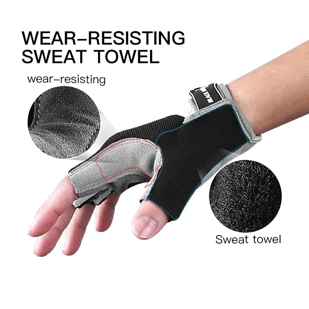 Description Picture 4 of itemCycling Gloves Bicycle Gloves for Men Women Mountain Bike Gloves Anti-Slip Shock Absorbing Half Finger Sport Gloves Accessories