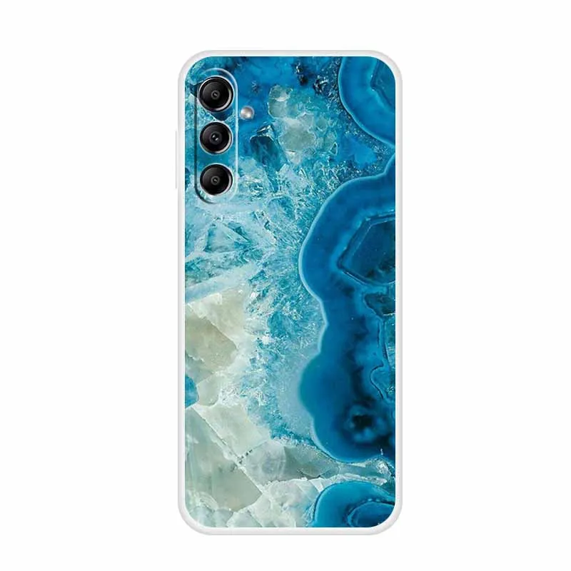 Marble Design Soft Silicone TPU Phone Case - Cartoon Print Cover