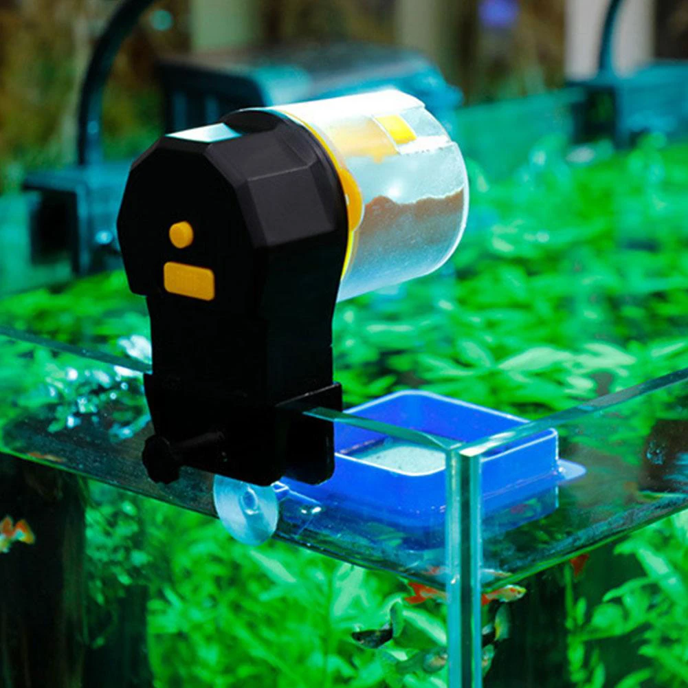 Aquarium Automatic Fish Feeder 12 Hours/24 Hours Intelligent Timing Large-Capacity fish feeder
