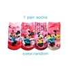 1 pair Disney Frozen Cartoon Minnie Elsa Cotton Socks Short Socks Children Girls Princess Socks Christmas Birthday Gifts 3