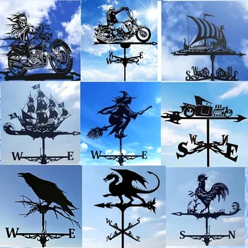 Metal Weathervane Roof Decoration, 1