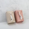 1 Household Pu Leather Tissue Box, Desktop Decoration, Suitable For Dining Room, Living Room, Kitchen, Tissue Storage Box 3