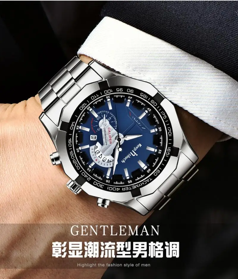 Top Brand Fashion Men Watches Date Clock Sports Business Luxury Watch For Men Quartz Casual Wrist Watch Relogio Masculino