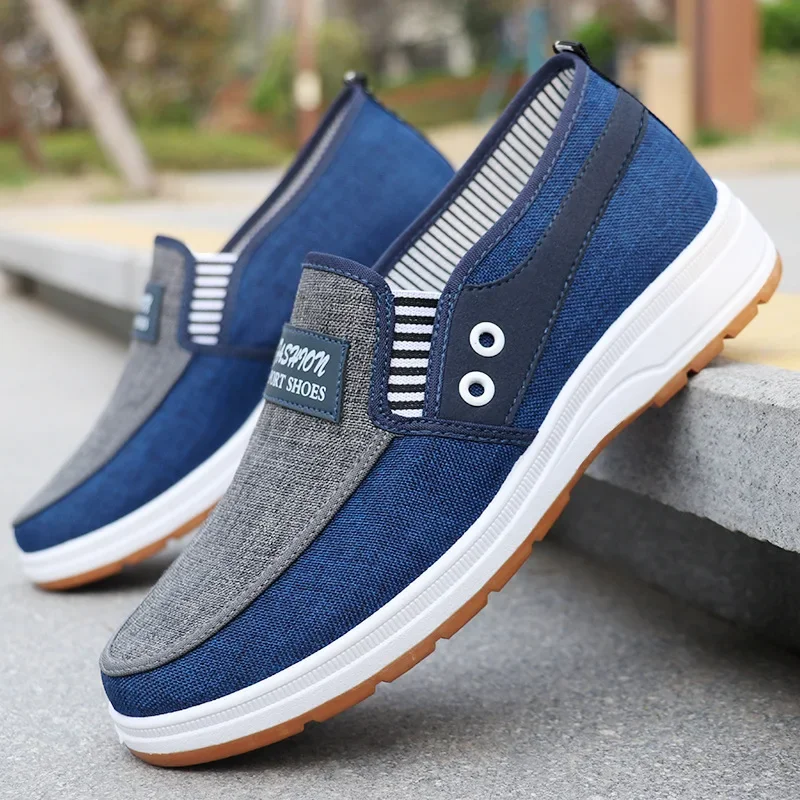 Men'S Soft-Soled Canvas Shoes, Sports And Leisure Old Beijing Cloth Shoes, Peas Shoes main image 0