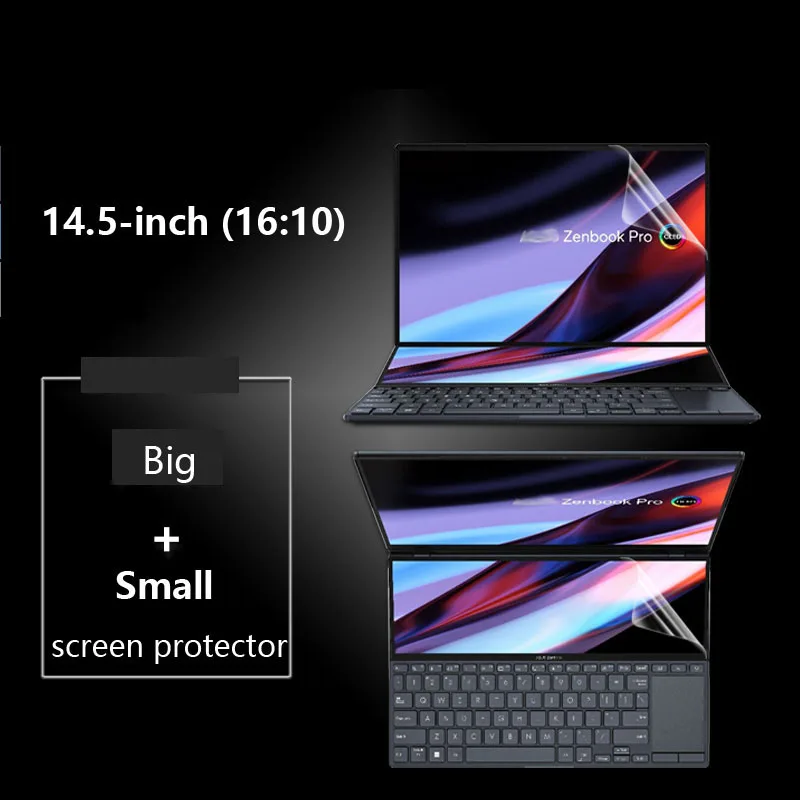 Antiriflesso Scratch Whole + Small Screen Protector Per Asus Zenbook Pro 14 Duo Oled Muslimexmuslimah 14.5 Pollici 16:10