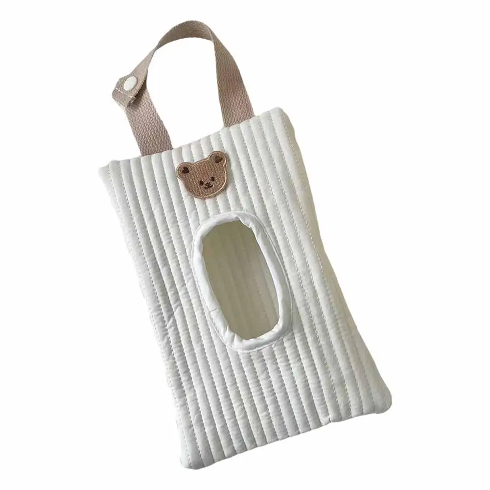 Car Tissue Portable Wet Wipes Box Cartoon Animal Bag Hanging Storage Baby Car Accessories Baby Stroller Tissue Pouch N8t3 6