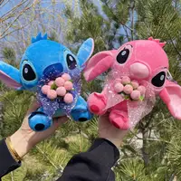20cm Anime Lilo & Stitch Couple Models Cartoon Stuffed Plush Dolls Anime Plush Baby Toys Pendant Toys Kawaii Kids Birthday Gift 1