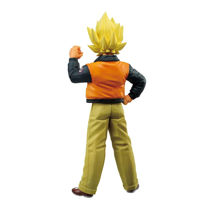 18cm anime dragon ball figures infância troncos goku super saiyan