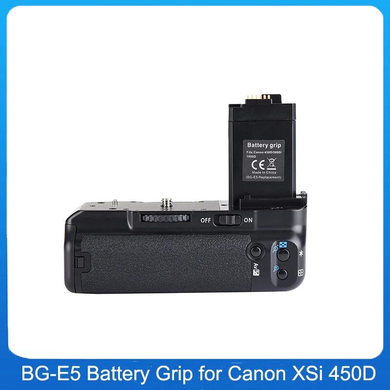 Bg-E5 Bg-500D Supporto Per Presa Batteria Verticale Per Fotocamera Dslr Canon 450D 500D 1000D /Rebel Xs Xsi T1I