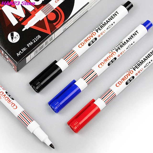 Stylo marqueur effaçable pour tableau blanc, 137mm, noir, bleu, rouge,  écriture à l'encre sur verre, bureau, réunion, enseignement scolaire, 1  pièce - AliExpress