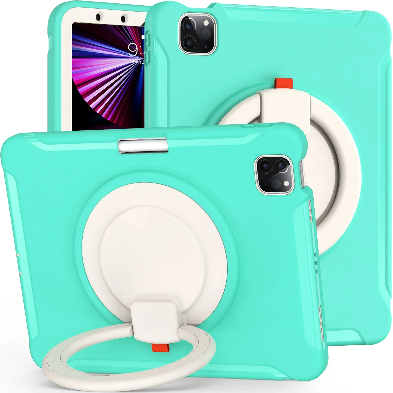 Shockproof Handle Stand Tablet Case - Enhanced Protection and Versatile Functionality