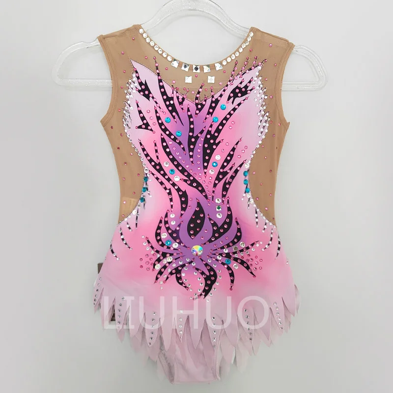 Rhythmic Gymnastics Leotards Girls Competition Performance Leotards Customize