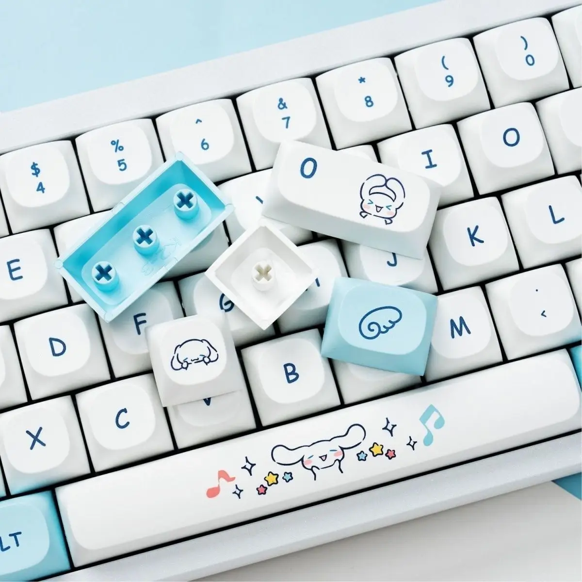 Фото Колпачки для механической клавиатуры Cherry MX, 124 клавиш №3