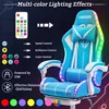 High Quality Gaming Chair RGB Light Office Chair Gamer Computer Chair Ergonomic Swivel Chair 2 Point Massage Gamer Chairs 3