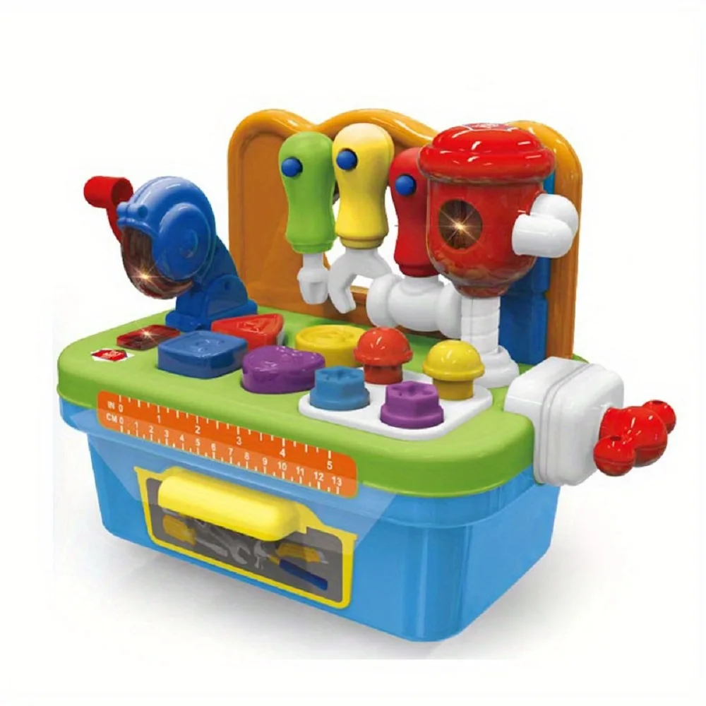 Puzzle screw toy children's anti-truth electric drill dismantling set repair boy multi-functional play house toolbox