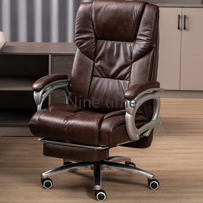 Modern Designer Office Chairs Recliner Swivel Pillow Foot Rest Computer Chair Relax Gaming Sillas De Espera House Furniture матрас надувной pillow rest classic fiber tech 137 х 191 х 25 см 64142 intex