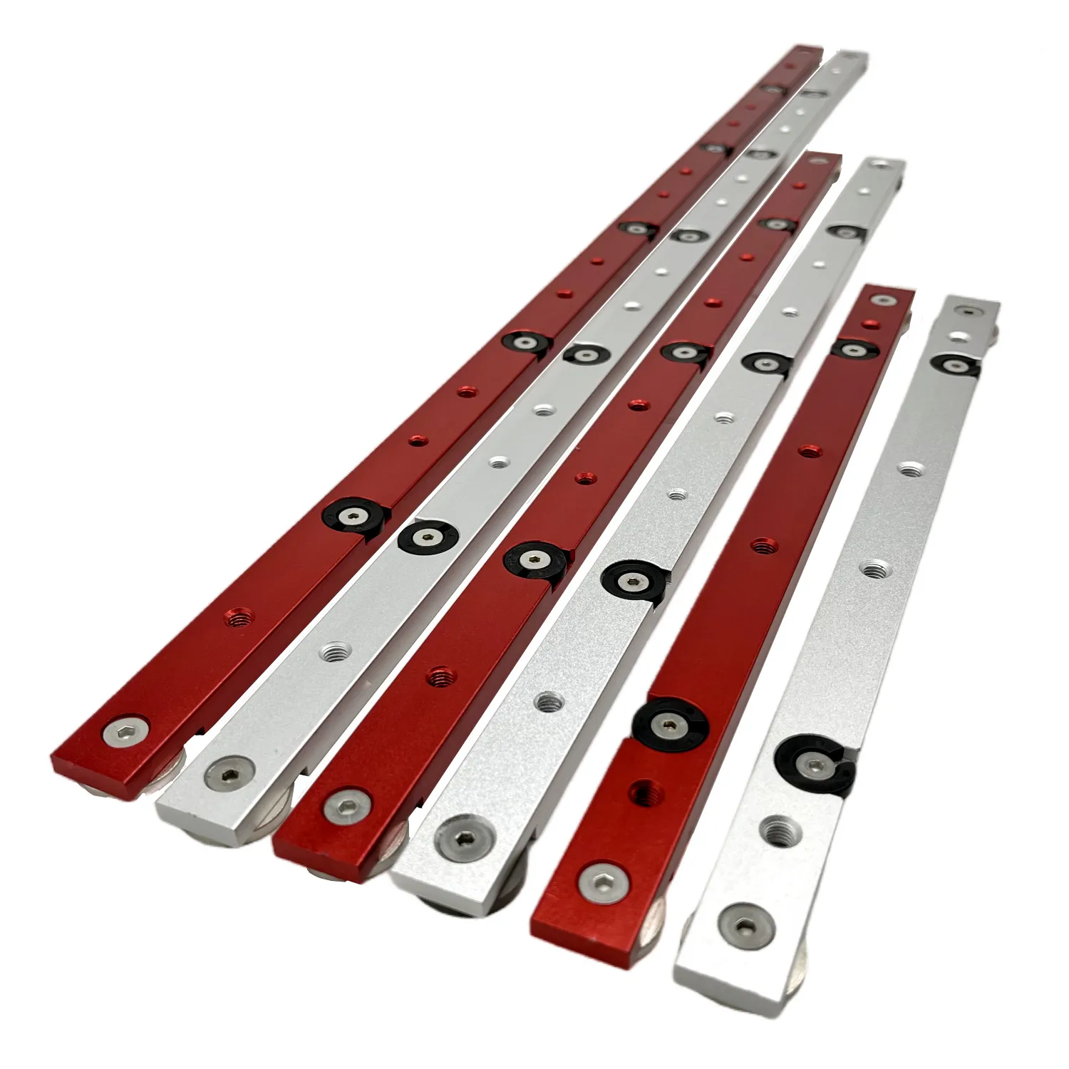 T Track Miter Bar Slider Aluminium Alloy Miter Bar Jig and Fixture Bar Slider Table Saw Gauge Rod T Slot Gauge Slider