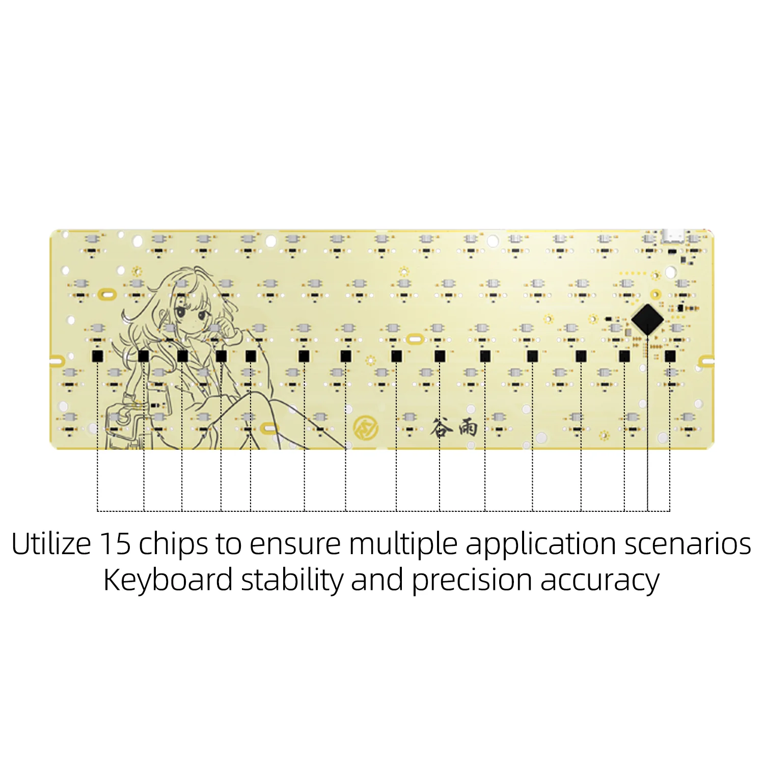 Sikakeyb Castle HM66 カスタム jade pro SIKAKEYB Castle HM66 Magnetic Switch Mechanical Keyboard
