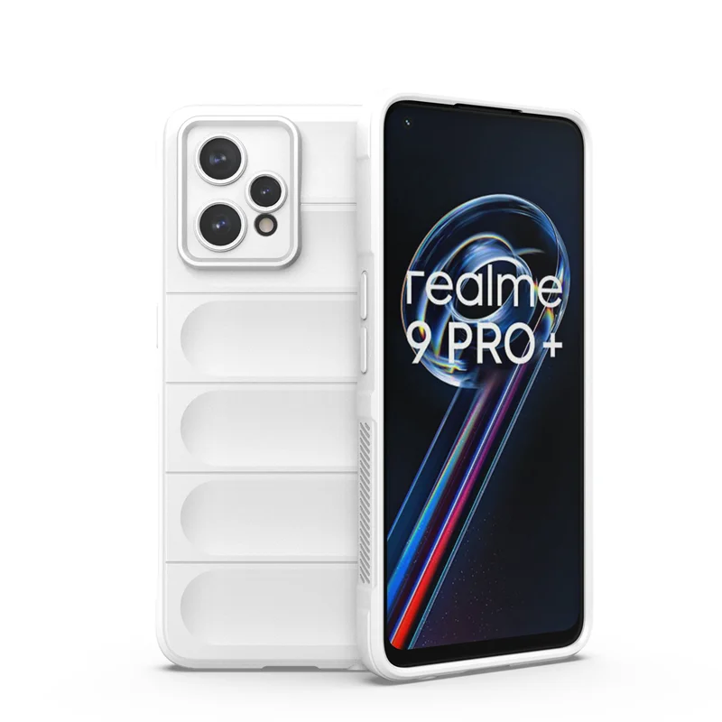 YukeTop Cover Per Realme 9 Pro – Custodia In TPU Morbido, Ultrasottile, Antiurto E Anticaduta. Colore Nero. Design Con Bordi Rialzati Per Proteggere Fotocamera E Schermo.