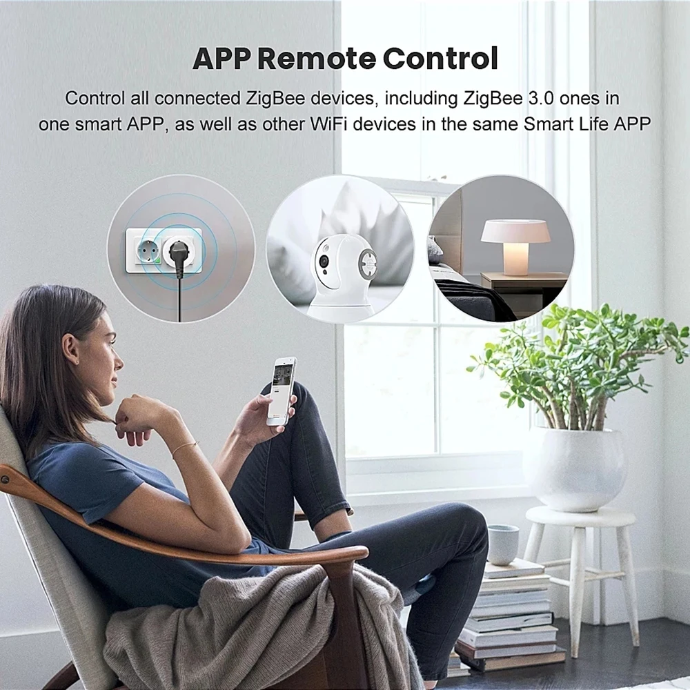 Tuya Smart Life ZigBee 3.0 Smart Wireless/Wired Gateway Hub Home Bridge Remote Linkage Devices WiFi Central Control Host