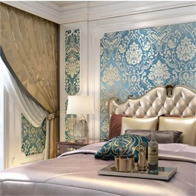 Self Adhesive White Embossed Damask Wallpaper Peel and Stick Plain Solid Color Damask Wall Paper for Bedroom Living Room Decor 1