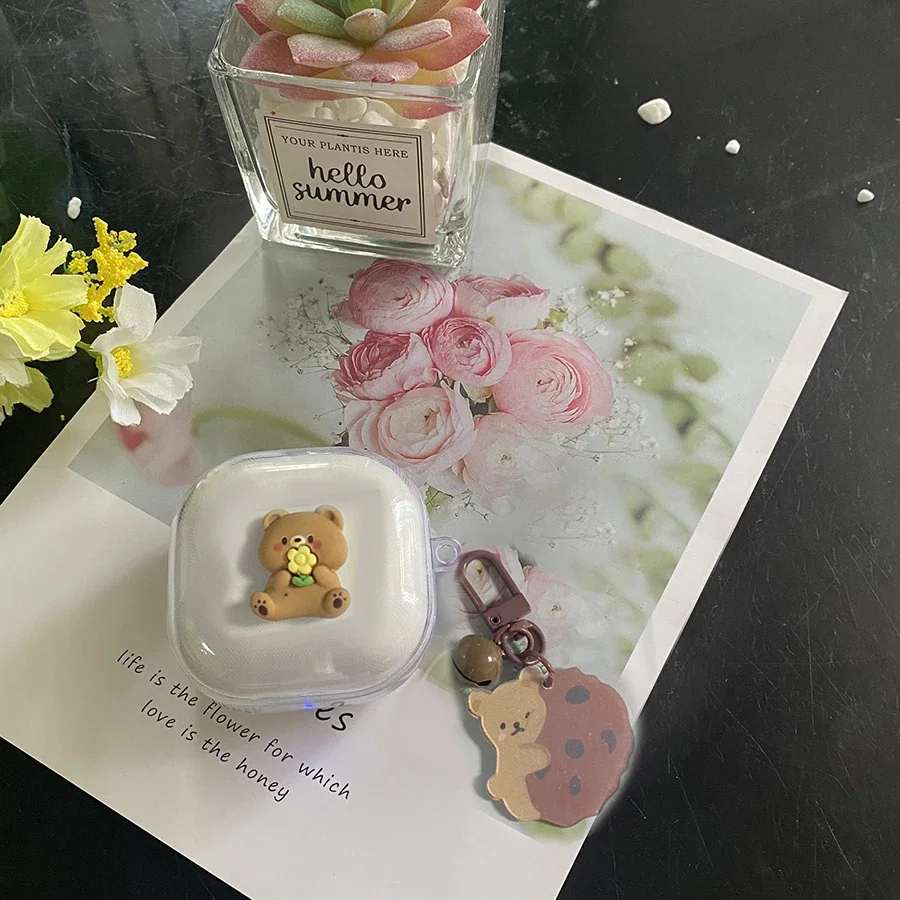 Custodia Per Cartoni Animati Carina Per Beats Fit Pro Custodia Shell Custodia In Silicone Trasparente Per Auricolari Per Beats Studio Buds Cover