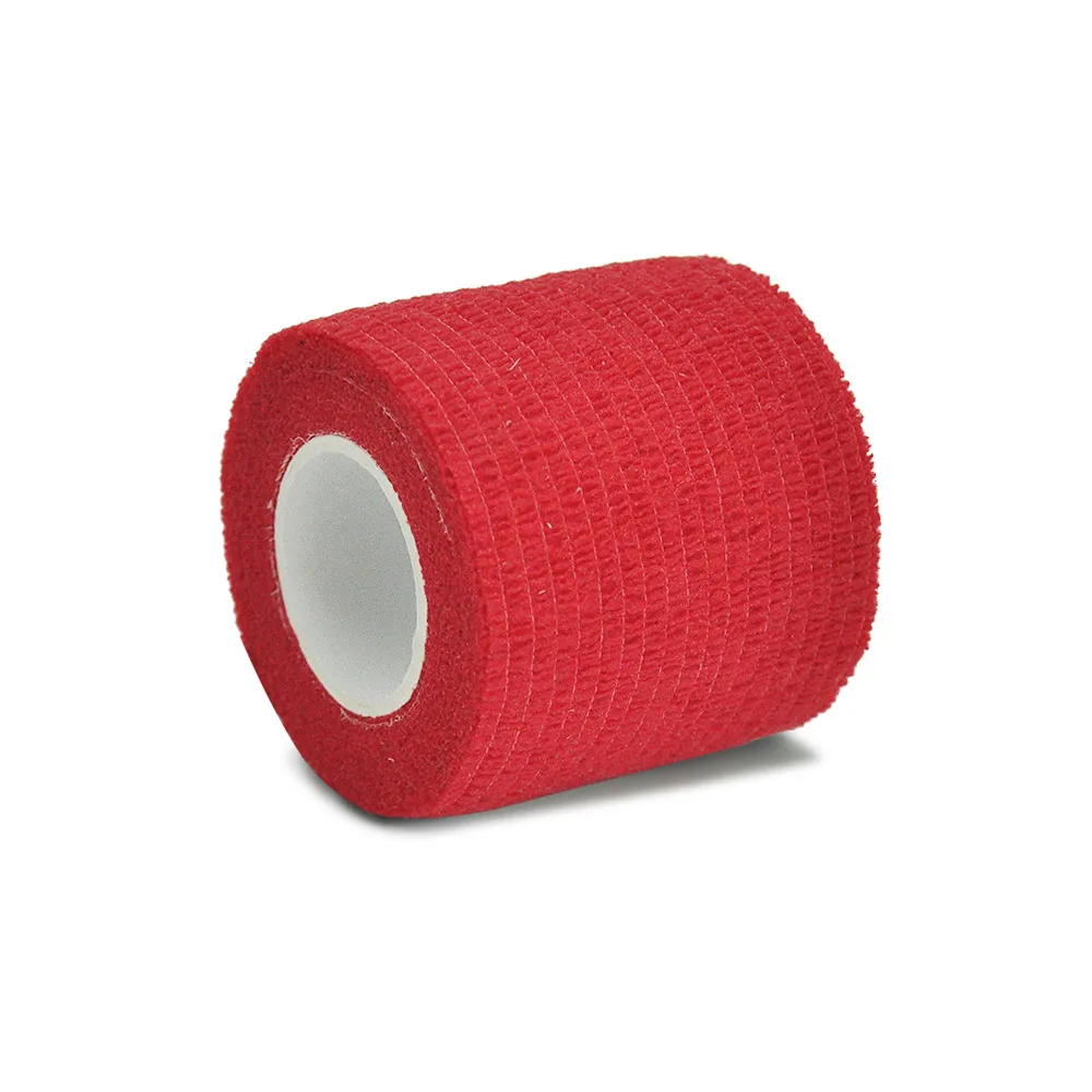 Red sports Elastic Tattoo Grip Bandage Wraps Tapes Nonwoven Waterproof Self Adhesive Finger Protection Tattoo Accessories