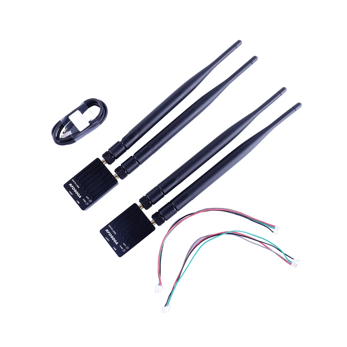 

RFD900A 915Mhz 3DR Radio Telemetry Modem Module UAV 40KM Ultra Long Range Data Link Transmission for PIX RC Drone