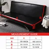 Pu Leather Sofa Bed Cover Without Armrest Slipcover Elastic Anti-dirty Folding All-inclusive Couch Cover Pet Furniture Protector 6