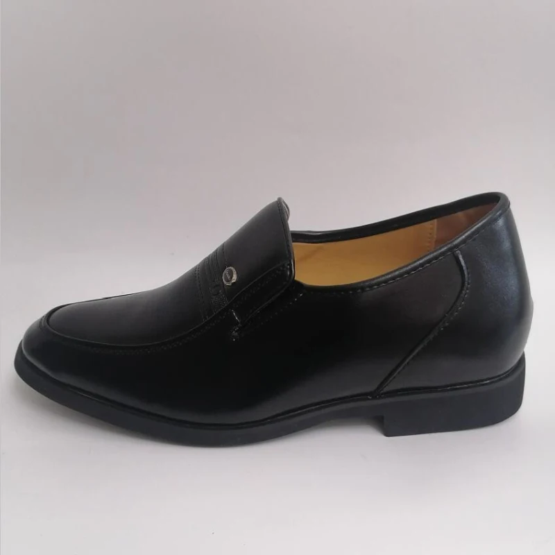 Increased 6cm Formal Shoes Hidden Heel Men Wedding Oxfords Heighten Tall Dress Leather Footwear mens leather dress shoes