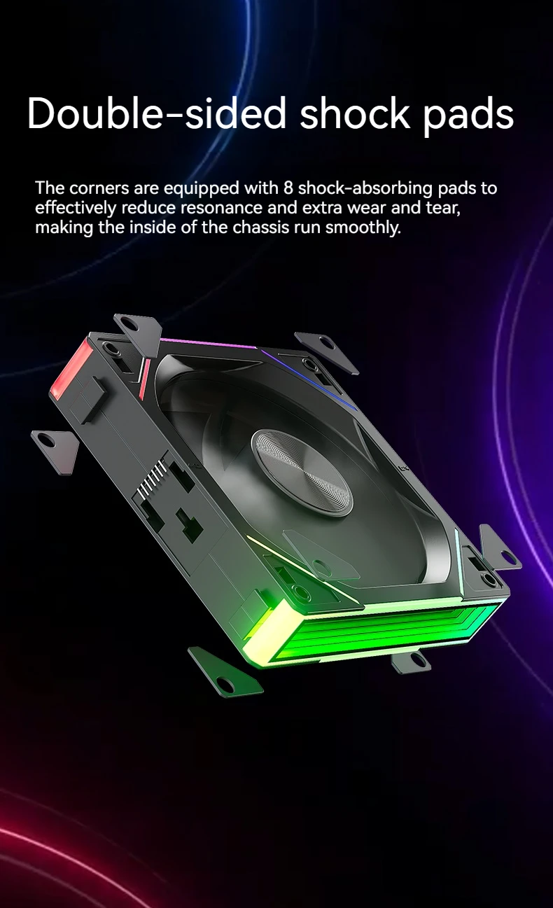 JM-5 High Performance PC Case Fan Strong Heat Dissipation Cooling Case Fans Comp
