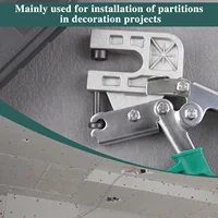 Pince à sertir en alliage pour cloisons sèches, pince à sertir pour goujons métalliques, outils pour cloisons sèches en aluminium, pince à quille professionnelle, pince en acier 2