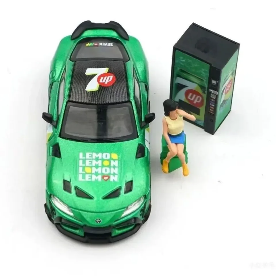 Xcartoys 1:64 Toyota Supra A90 Pepsi 7-Up Lay's Collaboration