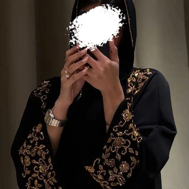 110940-62bd86.jpg Dubaï Abaya gros caftan broderie Hijab luxe perlé musulman Abaya pour les femmes robe français or embelli Abaya ouvert