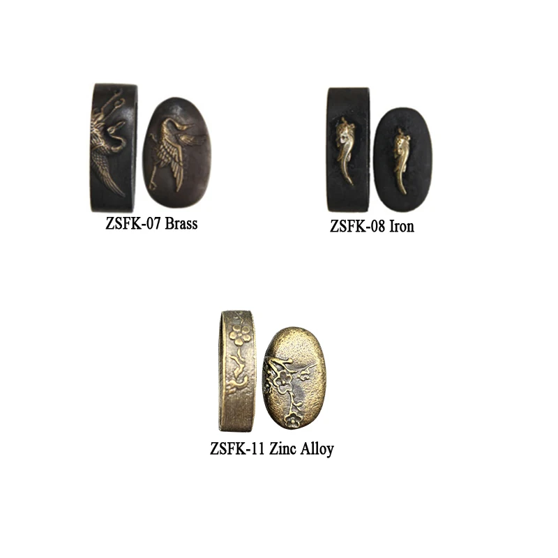 Metal Fuchi Kashira, Sword Accessories Of Japanese Katana