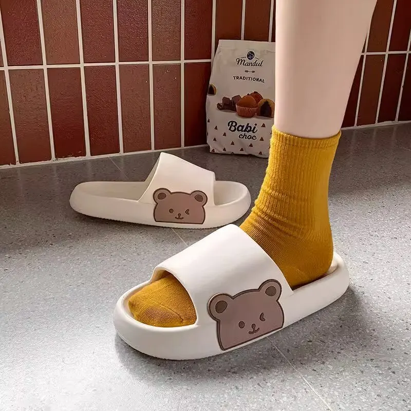 New Women's Sandals And Slippers, With Thick Soles And Cute Cartoon Quick Drying Slippers OnThe Outside, Indoor Soft Bathroom — view 6