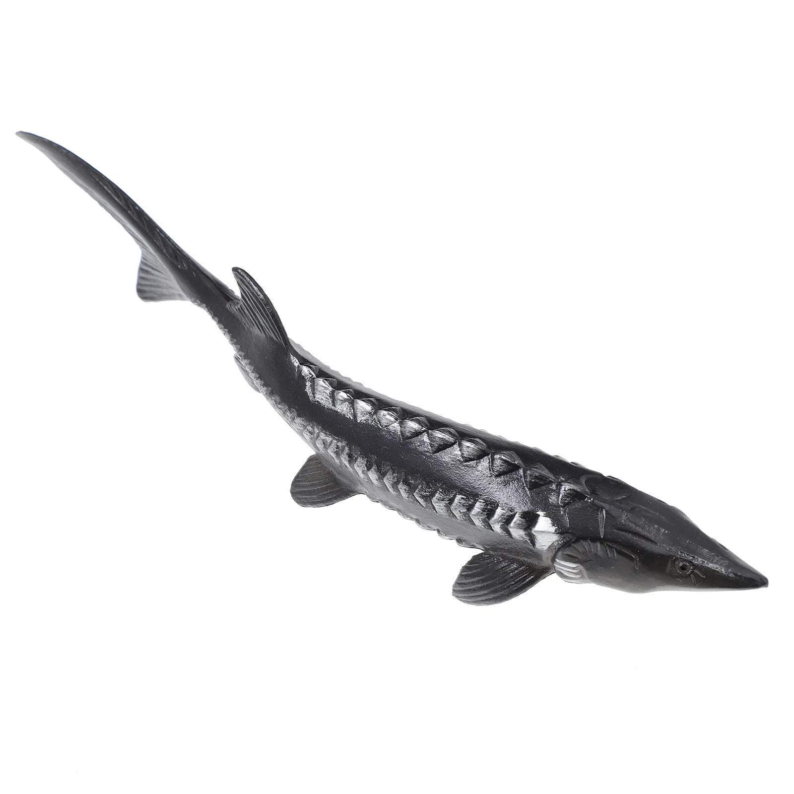 Kids Educational Toys Marine Animal Model Miniature Black Fish Figurine Toddler