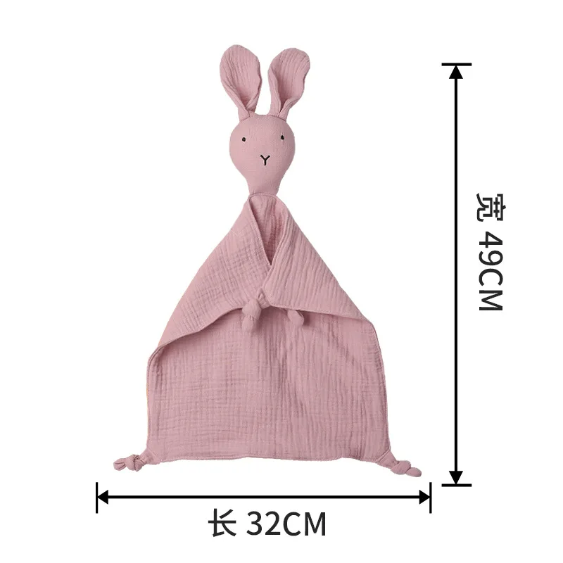 Baby Double Cotton Gauze Blanket Rabbit Muslin Blankets for Babies Muslin Squares Newborn Baby Stuff Sleep Comforter Baby Born 6