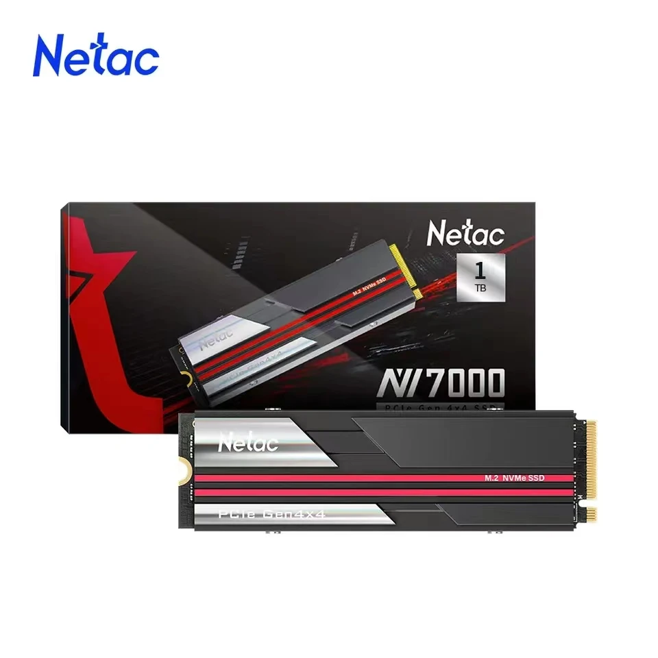 Netac SSD 1tb 2tb 4tb SSD M2 NVMe PCIe 4.0 x4 M.2 2280 NVMe SSD Drive Internal Solid State Disk for PS5 Desktop