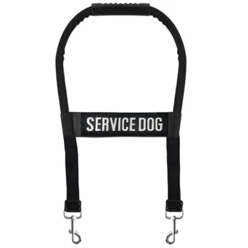 Adjustable Service Dog Handle with PatchVest Harness Guide Leash Accessories Kit Dog Harness with Handle for All Dog Breeds 111 1