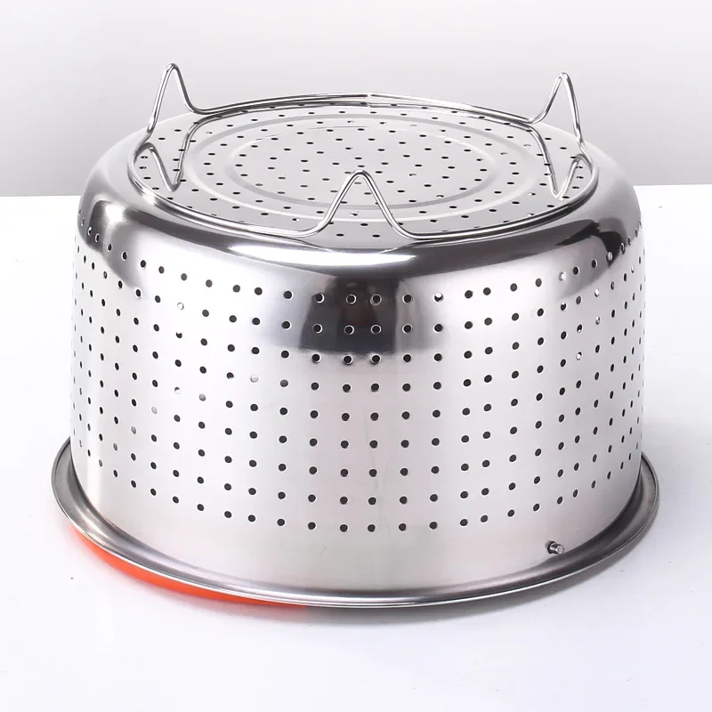 Steamer Rack Steamer Basket Kitchen Steam Basket Stainless Steel Pressure Cooker Anti-scald Steamer Multi-Function Fruit Cleaning Basket Cookeo Accessories