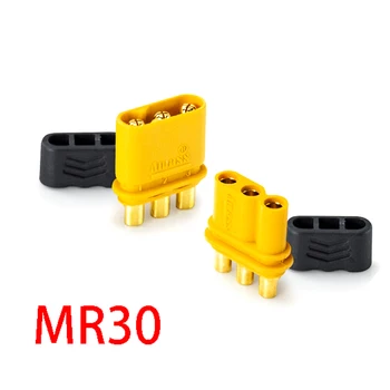 5/10/25/30 คู่ AMASS MR30 ชายหญิงขั้วต่อปลั๊ก Sheath สําหรับ RC LiPo แบตเตอรี่ RC Multicopter เครื่องบิน 1