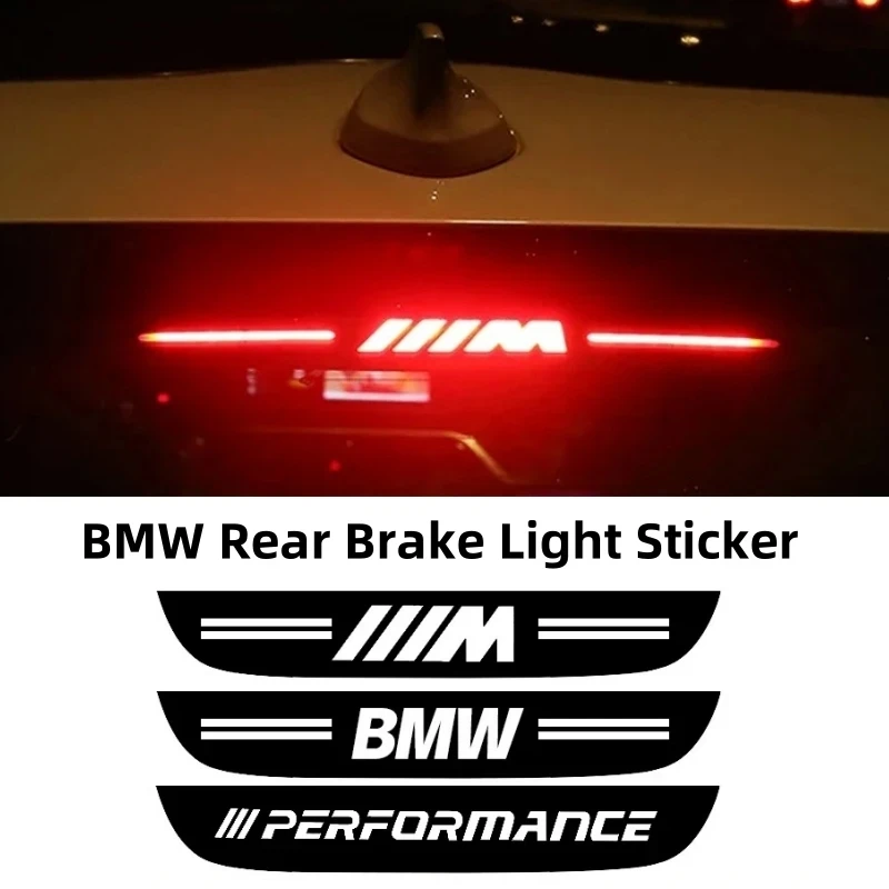 Autocollant de feux stop arrière pour BMW, effet fumé, pour les séries 3, 5, 7, châssis F et G, installation facile, couverture du troisième feu stop