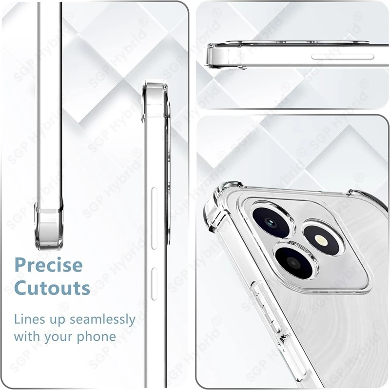 Clear Crystal Silicone Soft Shockproof Case - Enhanced Protection Coque Cover
