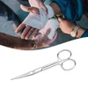 10cm/11.5cm/13cm/14cm/16 cm Animal Veterinary Vet Medical Stainless Steel Surgical Scissors Straight curved Tip Haircut Scissors 5