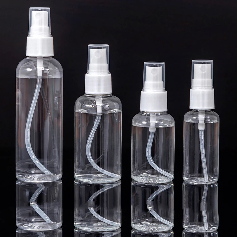 10-50PCS 30/50/100ml Refillable Bottles Travel Transparent Plastic Perfume Atomizer Empty Small Spray Bottle Toxic Free Safe сумка шопер с карманом toxic 40 х 35 см