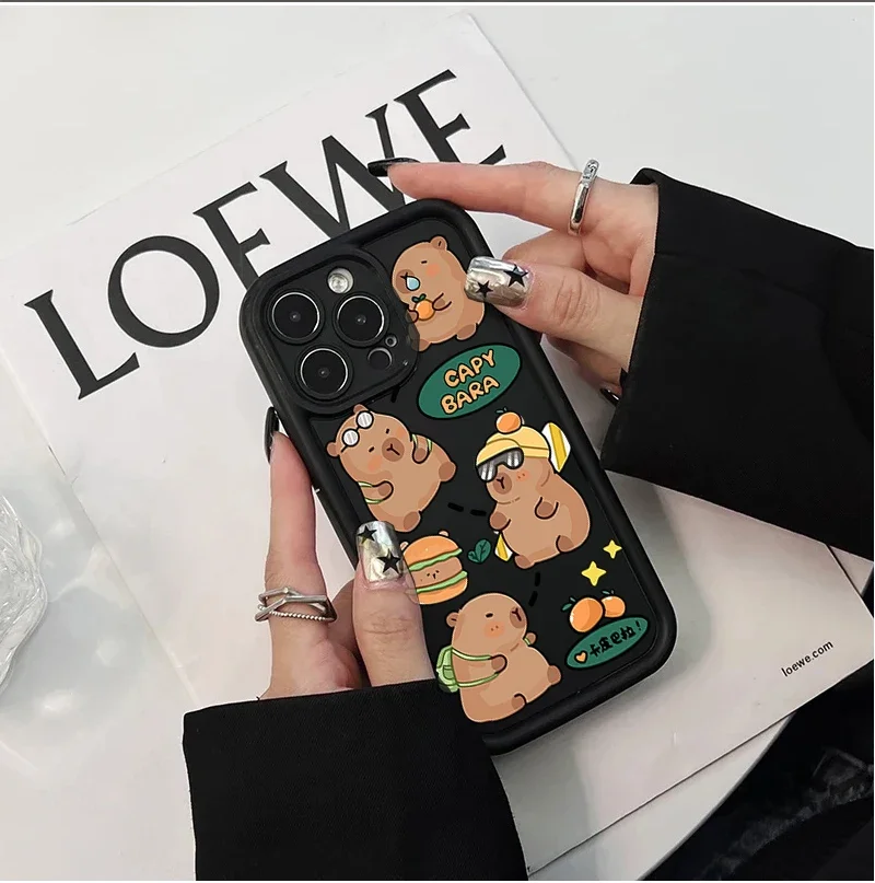 Cute Capybara Phone Case in Stylish Casing Design