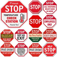 Stop Warning signs