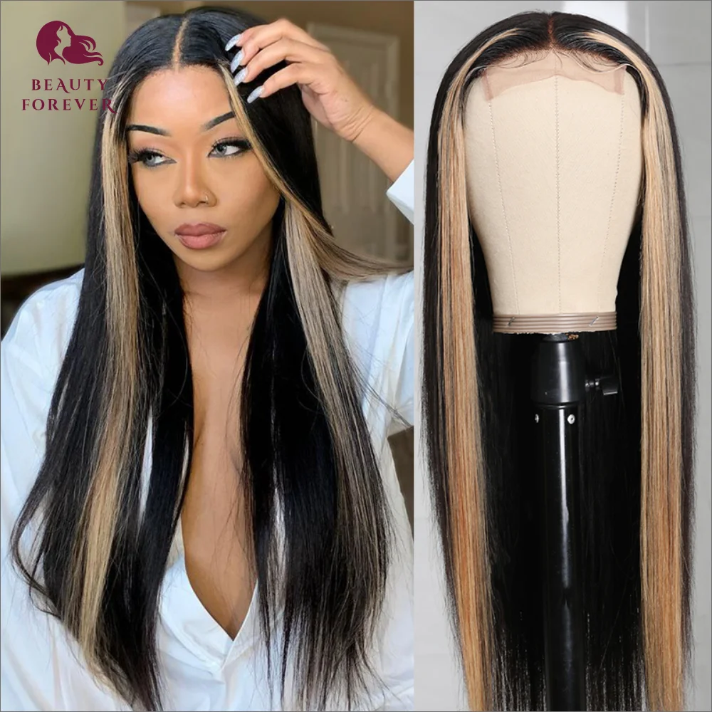 Clearance Sale Highlights 613 Blonde Lace Part Wig 4*1 Straight Lace