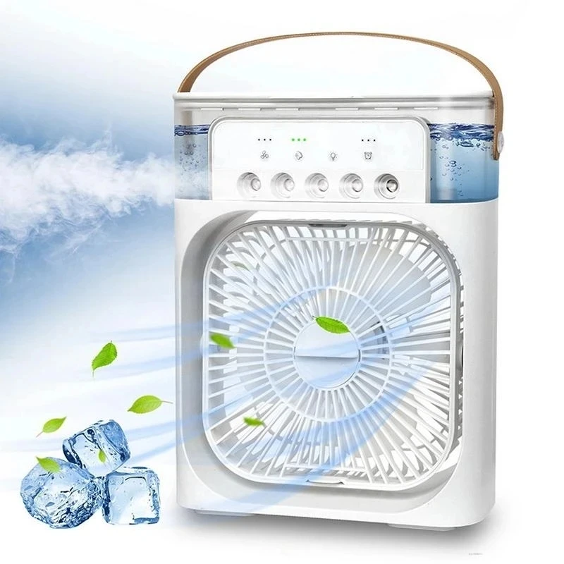 Air Conditioner Portable Air Cooler Water Cooling Spray Fan USB Desktop 